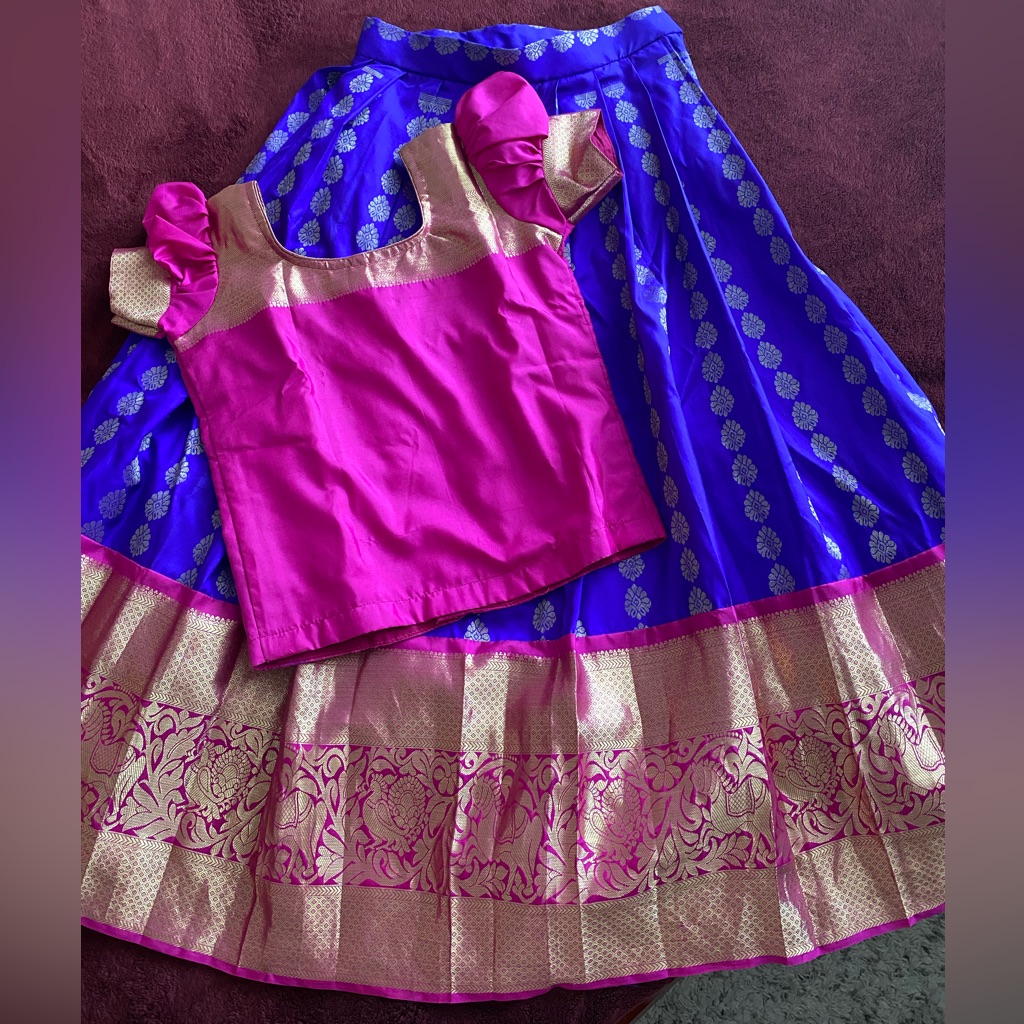 Brand New Kanjivaram Kanchipuram Pure Pattu Lehanga